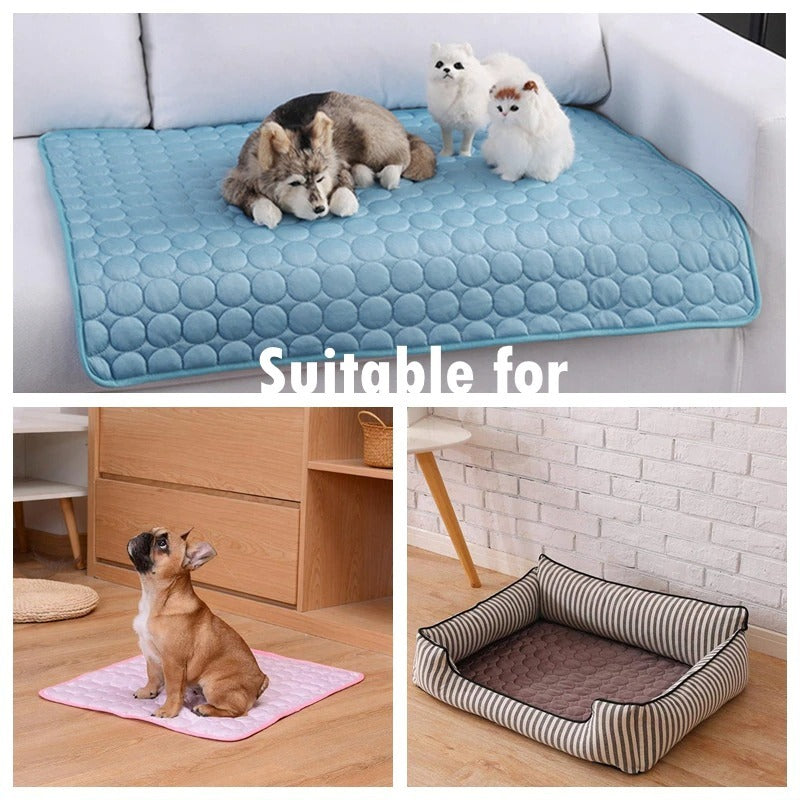 PawPal ChillMat™ – Ice Silk Cooling Mat for Happy, Healthy Pets