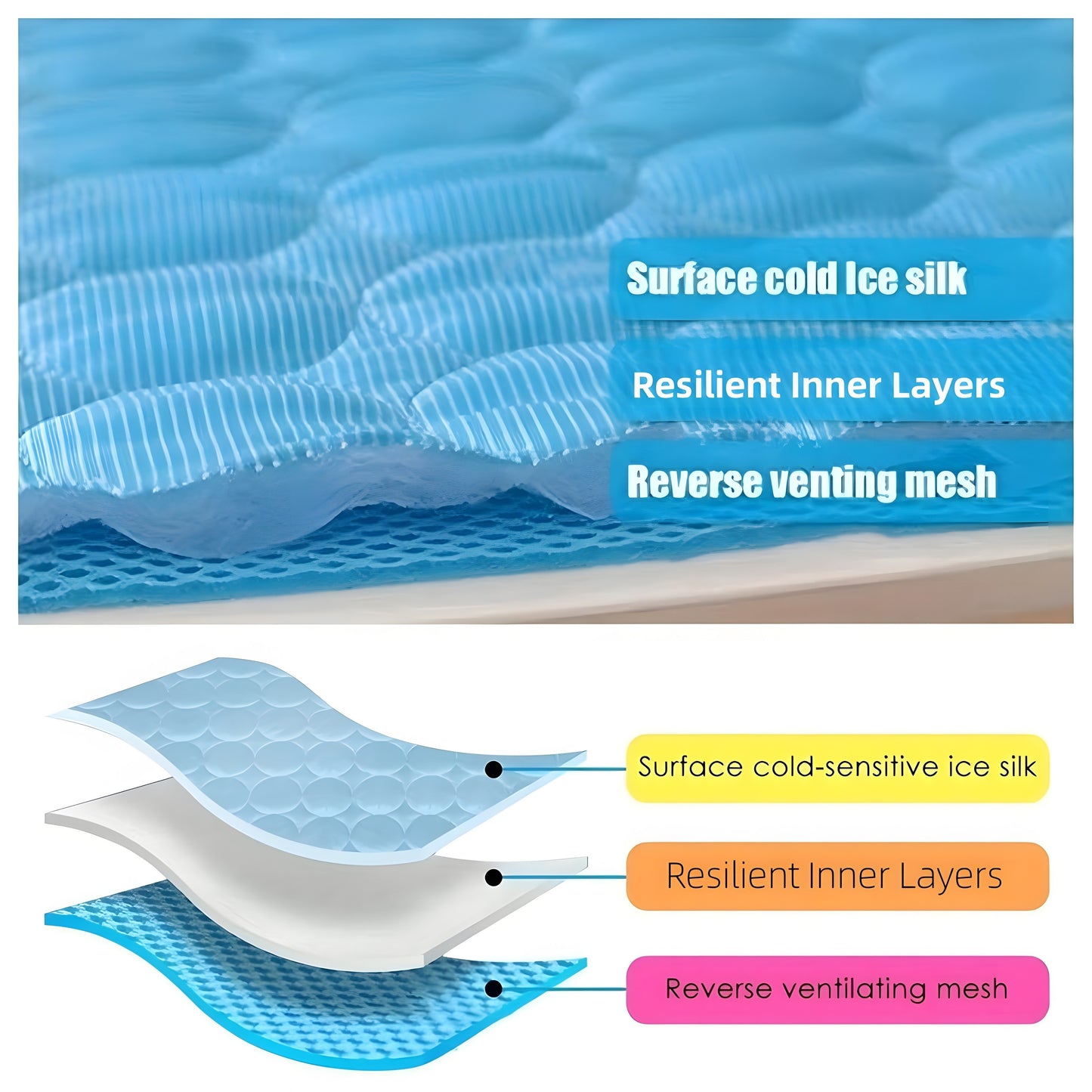 PawPal ChillMat™ – Ice Silk Cooling Mat for Happy, Healthy Pets