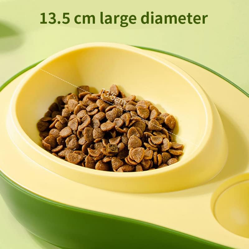 PawPal Duo™ – Avocado Shaped Automatic Water & Food Bowl for Pets
